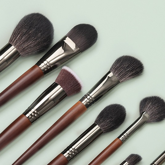 OVW FACE BRUSH 19 Makeup Brush Set Pony Hair Goat Hair