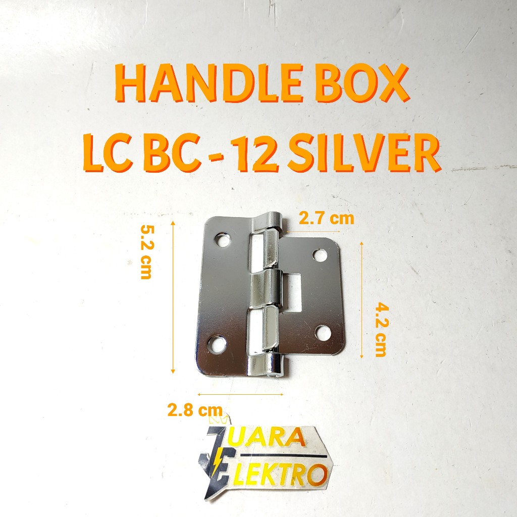 HANDLE BOX LC BC - 12 SILVER | Handle Box Silver Type BC - 12