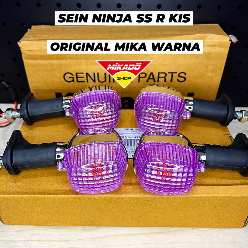 SEIN NINJA SS R KIS ORIGINAL MIKA WARNA SEN KAWASAKI VICTOR 150 RITING SINYAL DEPAN BELAKANG STOPLAM