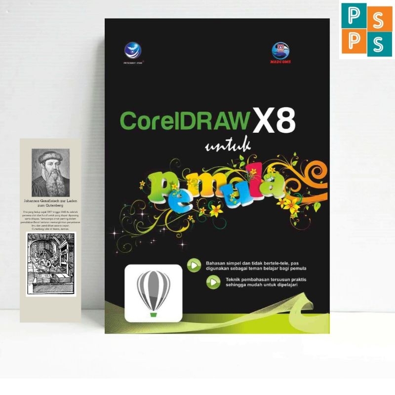 BUKU ORIGINAL Coreldraw X8 Untuk Pemula Buku Corel Draw Terbaru Original Bestseller ADP