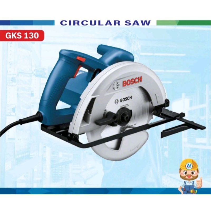 bosch GKS130 mesin gergaji circularmeter saw / mesin gergaji serkel 7 inch