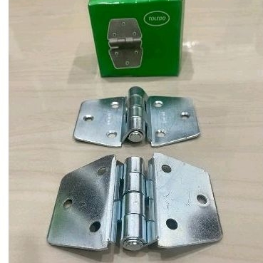 engsel pintu besi las 4" 3lobang engsel holo las besi minimalis iron hinges 10cm