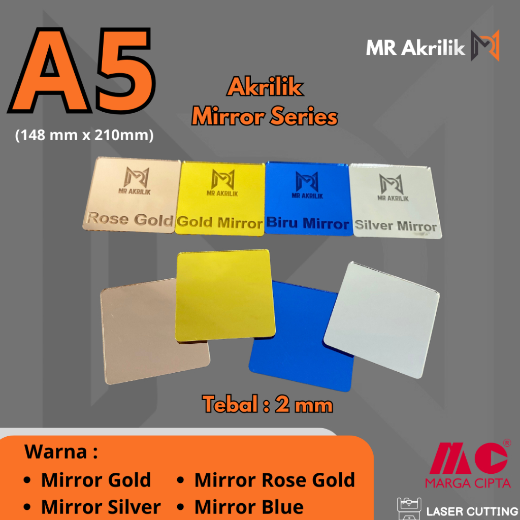 Akrilik Mirror Serie A5 2mm