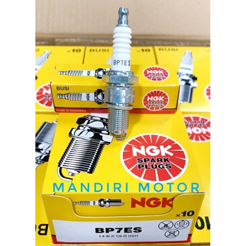 Busi NGK BP7ES Busi Ninja 150 Satria 2tak TS125 RXZ RGR Binter Mercy Original Asli