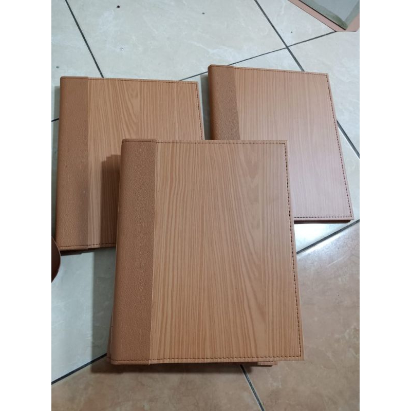 

buku menu ready tanpa logo hpl corak kayu