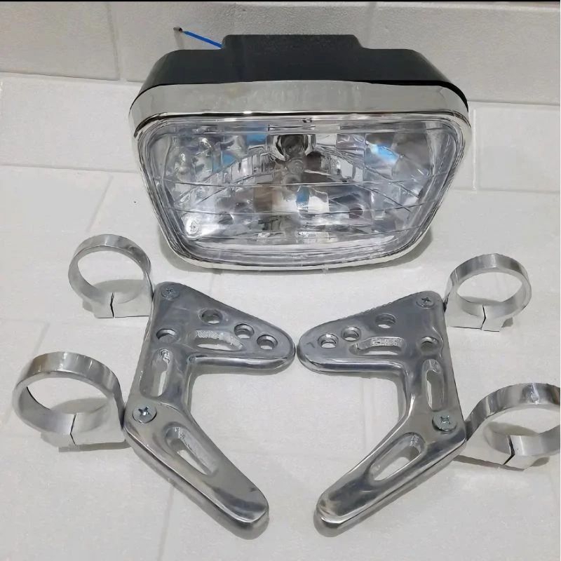 LAMPU RX KING OVAL BREKET SET LAMPU RX KING OVAL KACA BENING