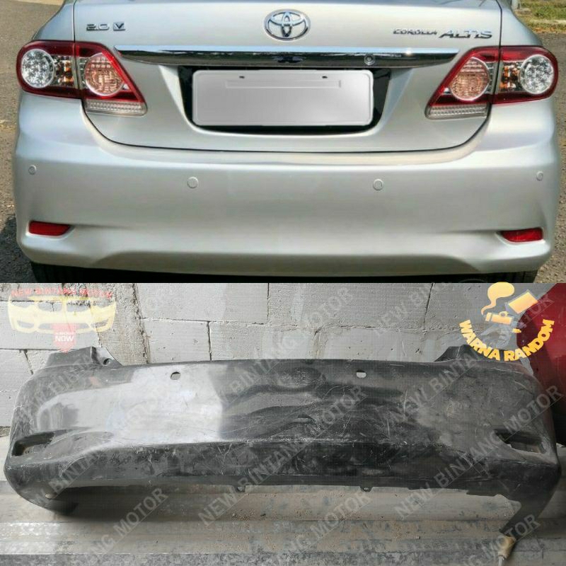 Bumper belakang toyota corolla altis facelift 2010 2013 original