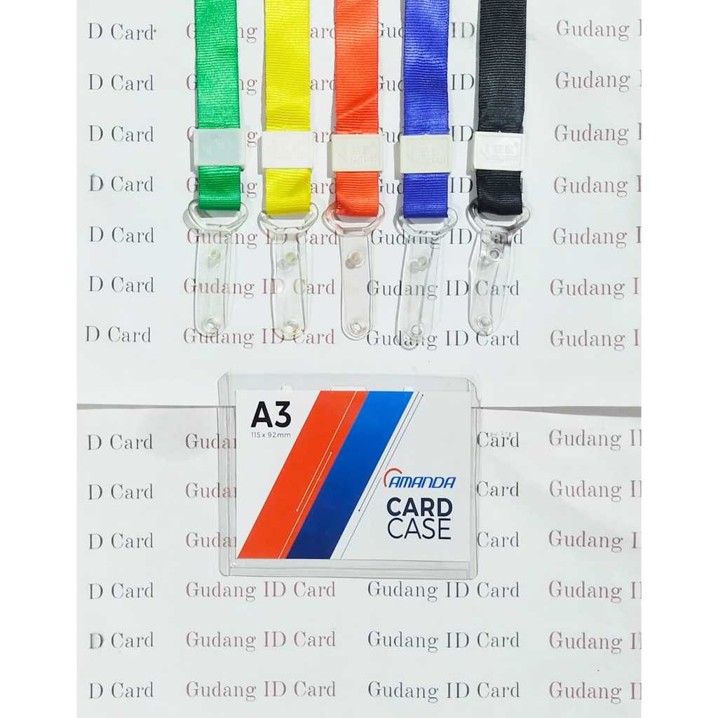 

Paket Tali Impor Kait Karet 2CM + Card Case A3