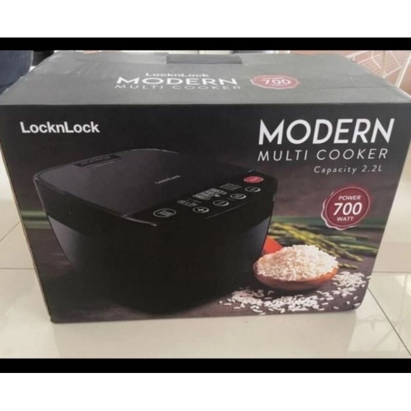 Lock n Lock Modern Multi Cooker 700W Rice Cooker, Steamer