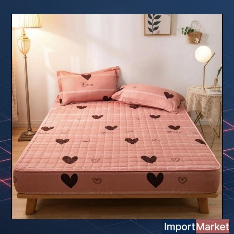 [IM] Sprei Sultan Waterproof Anti Ompol Anti Tahan Air Size 90×200 120x200 160x200 180x200 200x200 1