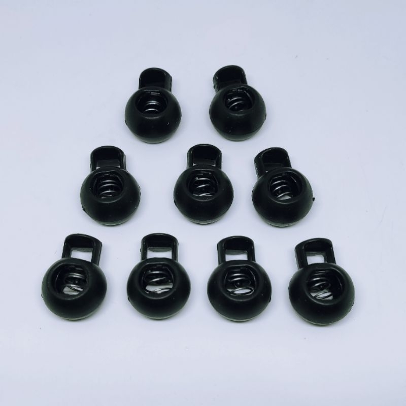 Stopper Tali/Stopper Masker/Strap Tali  Model Bulat Hitam