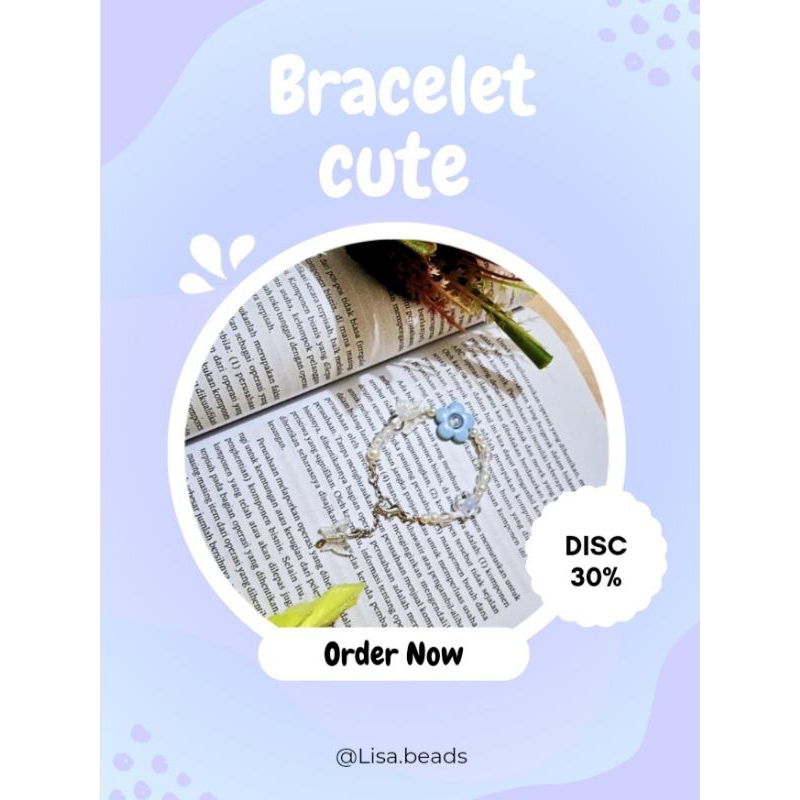 Gelang manik pink | Gelang manik manik aesthetic | gelang manik korea | gelang manik anak | gelang m