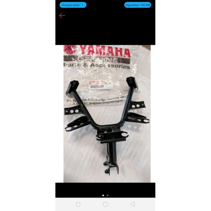 Besi dudukan fairing depan R15V3