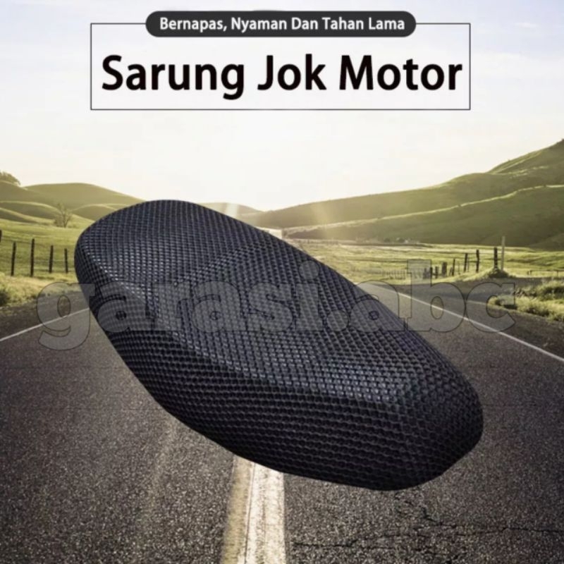 Cover Jok Motor Anti Panas Jaring Sarung Pelapis Mio Vario Beat Nmax PCX Scoopy Genio ADV CB Sonic C