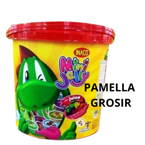 

Makanan anak Pudding puding jelly - INACO MINI JELLY TOPLES JAR BUCKET SHARING BUCKET 750GR ANEKA RASA SNACK makanan ringan jajanan cemilan camilan pedas asin gurih manis murah