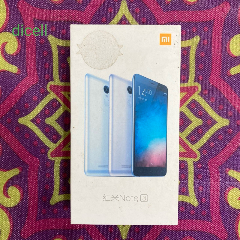 

Jual Dus Box Kotak Redmi Note 3 Bekas Original Copotan