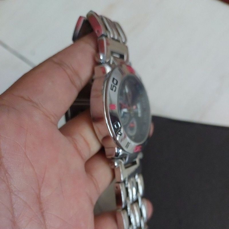 jam tangan original chronograph Chronoforce Big Size 52mm preloved second bekas
