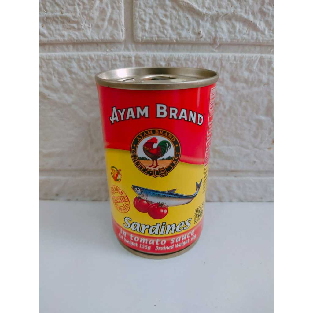 

Ayam Brand - Ikan Sarden Kaleng Bulat Saus Tomat 155gr