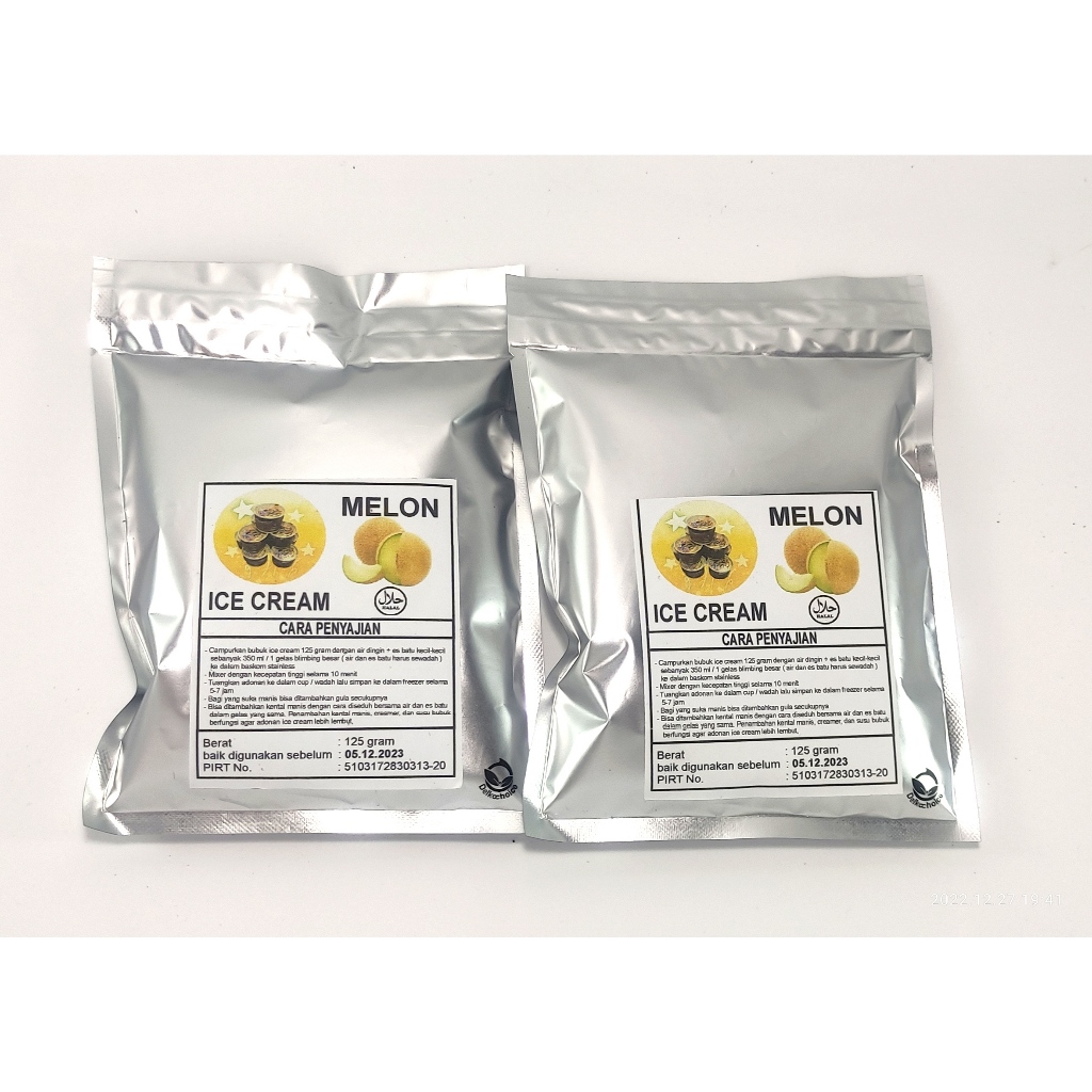 

BUBUK 2 RASA ICE CREAM MELON 250 GRAM