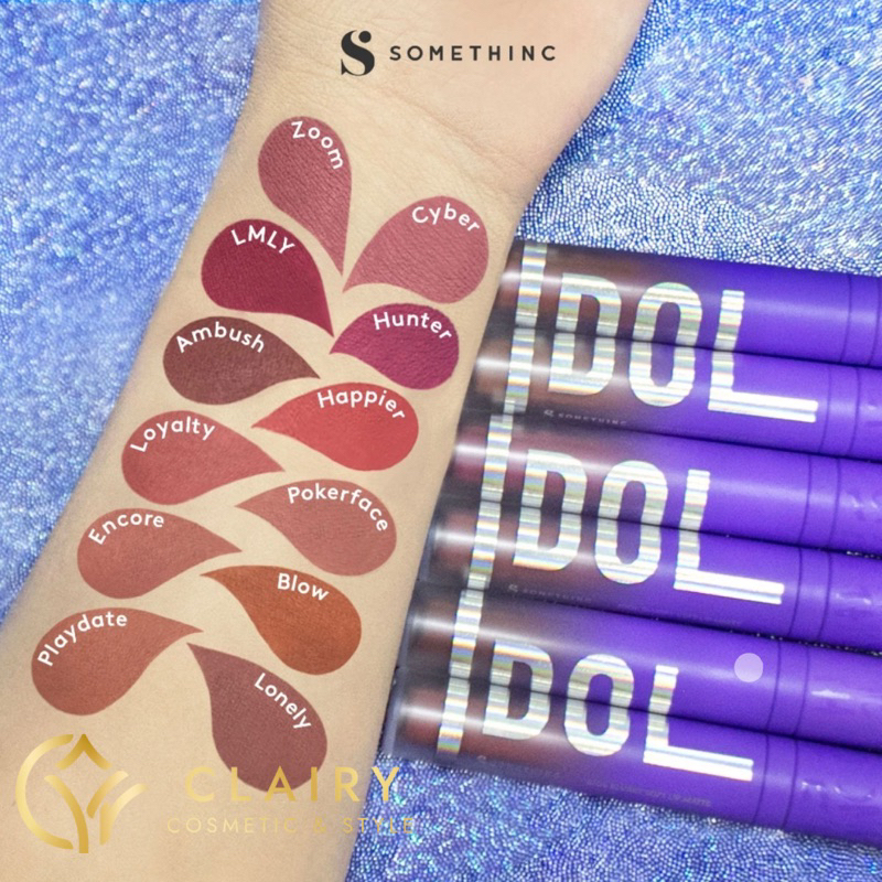 SOMETHINC IDOL LIP MATTE BLURRY SOFT 2gr / lipstik tahan lama, viral berpigmentasi (expired date:8/2