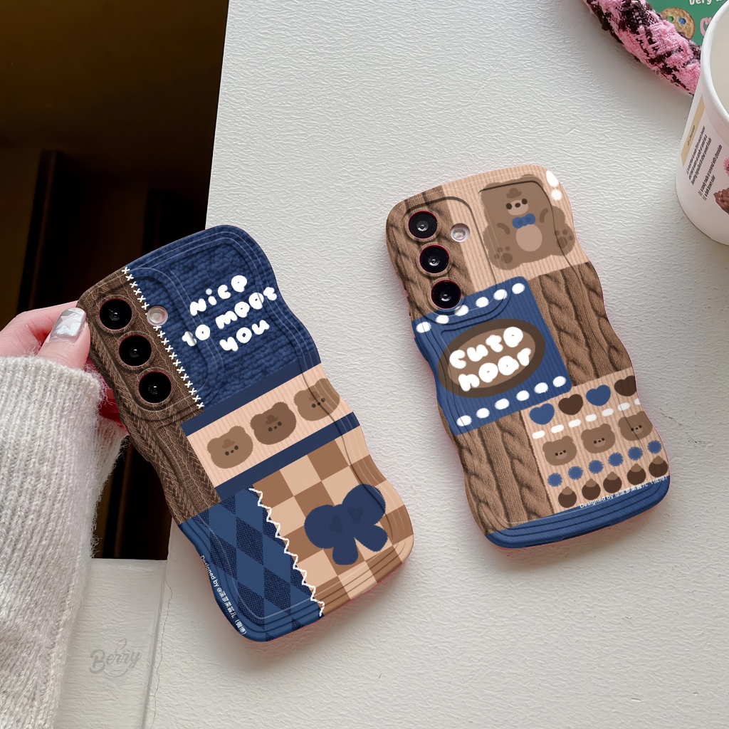 Softcase Gelombang Samsung A05s A05 2023 Terbaru RYS888 Fashion Printing Case Casing Handphone Silik