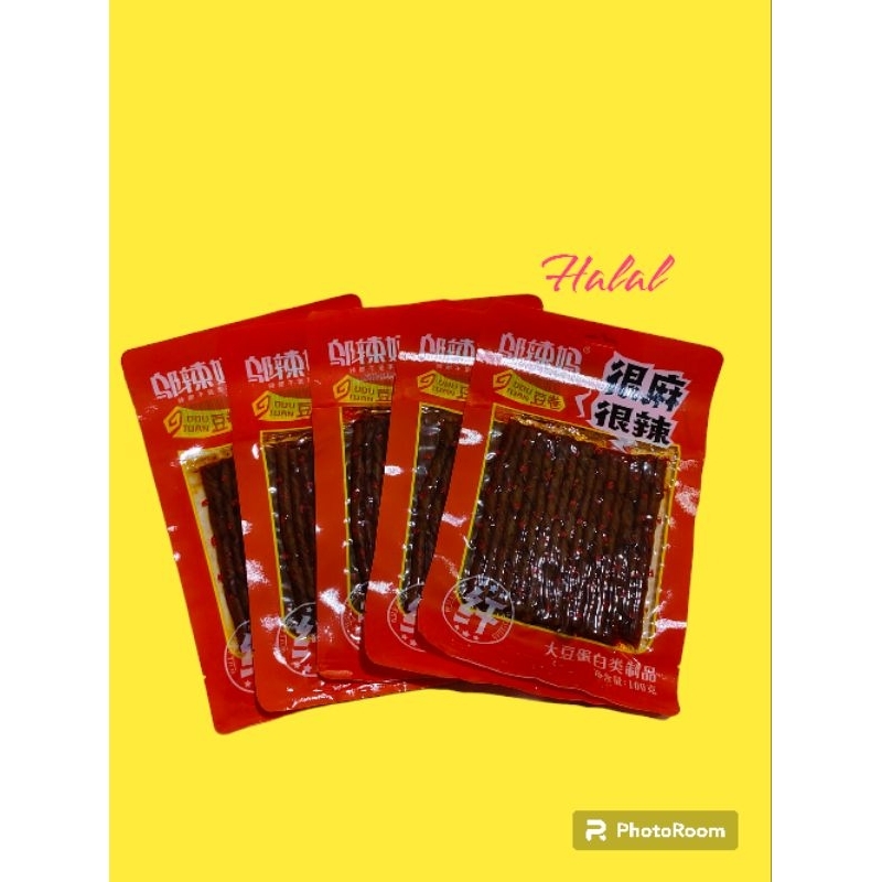 

Halal Paket isi 5 Latiao Hot Spicy 100 g Original Wulama