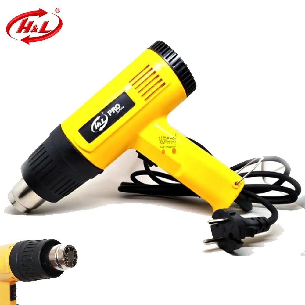 (ORIGINAL) HOT GUN SELLERY HEAT AIR GUN PEMANAS PLASTIK 1500 W LOW WATT NANKAI