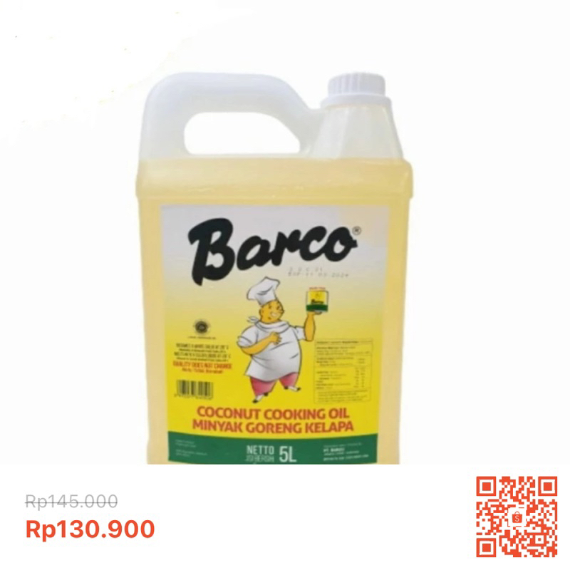 

Barco Coconut Oil 5L