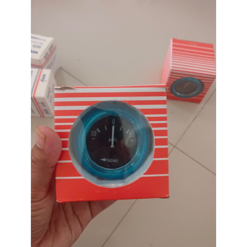 Ampere meter yazaki 50 ampere alat ukur arus api universal