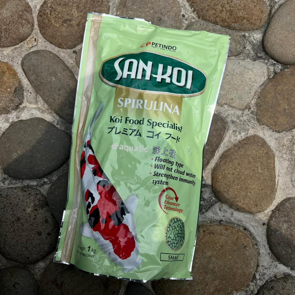 Pakan ikan Sankoi Spirulina | Makanan Ikan Koi