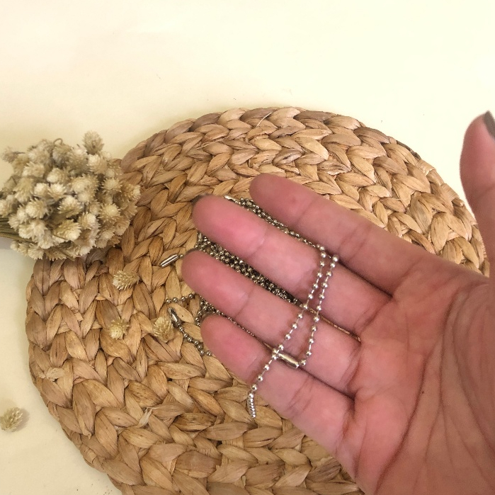 

Tali Hang Tag Tali Biji Lada Silver