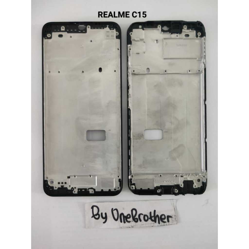FRAME LCD DUDUKAN TATAKAN LCD REALME C15 / RMX2180