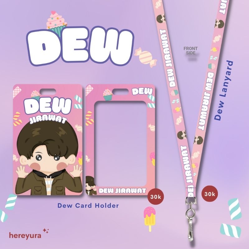 DEW JIRAWAT Card Holder Lanyard F4 Thailand Bright Win Dew Nani