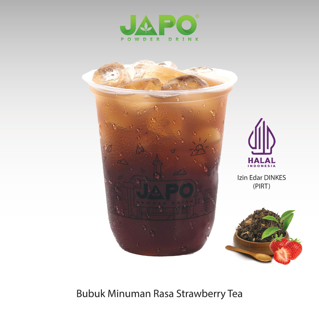 

JAPO Bubuk Minuman Strawberry Tea 500 gr