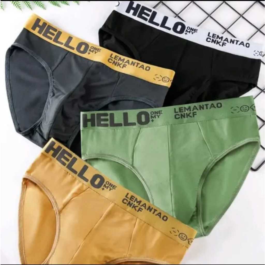 BRIEF/CELANA DALAM HELLO BAHAN KATUN SUPER SOFT