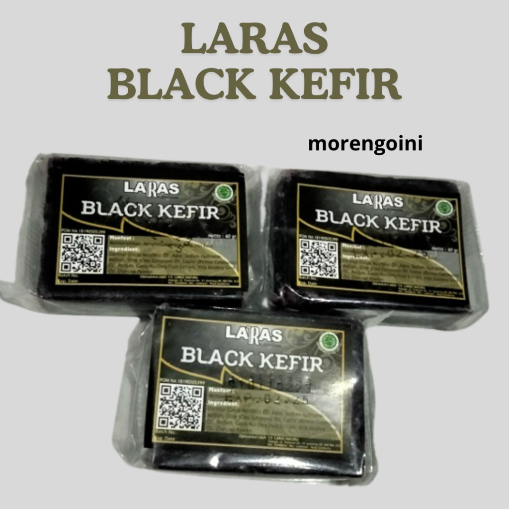 Black Kefir Natural Soap Sabun Mandi 1pcs Penghilang Daki Penghilang bekas luka
