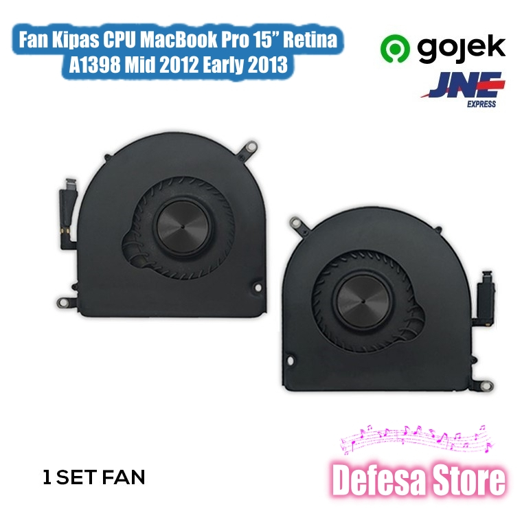 Fan Kipas CPU MacBook Pro 15” Retina A1398 Mid 2012 Early 2013