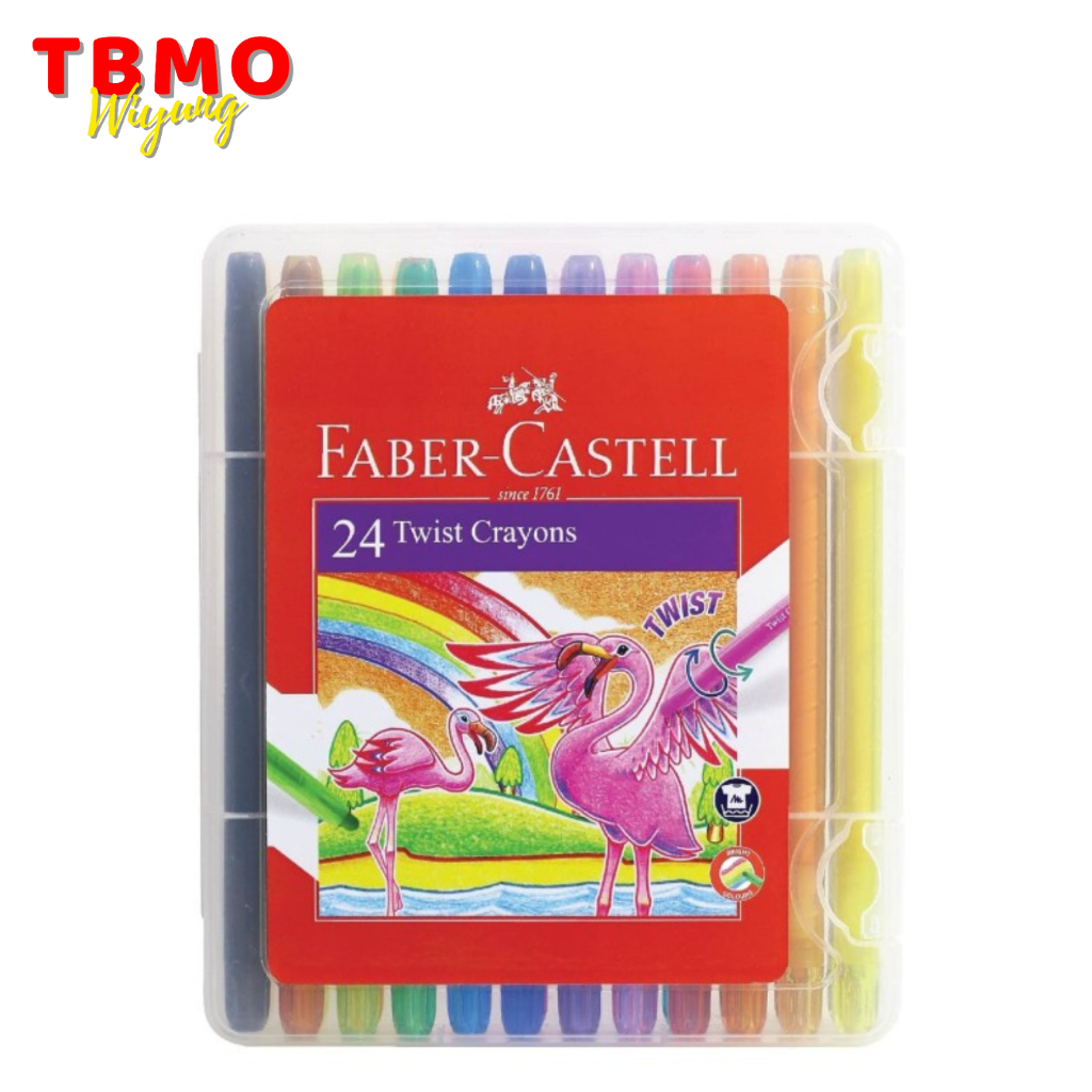 

Faber Castell Twist Crayon 24 Warna Crayon Putar 520624