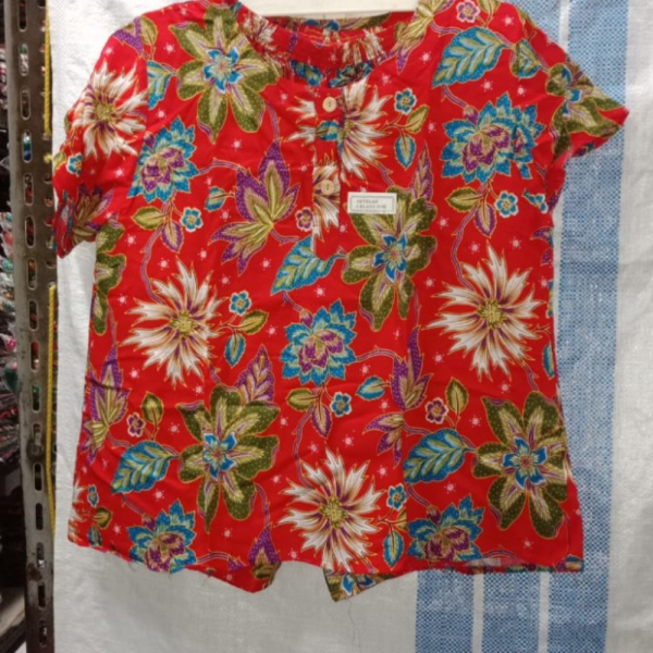 Murah meriah Stelan Kulot Batik Kencana Ungu Diskon