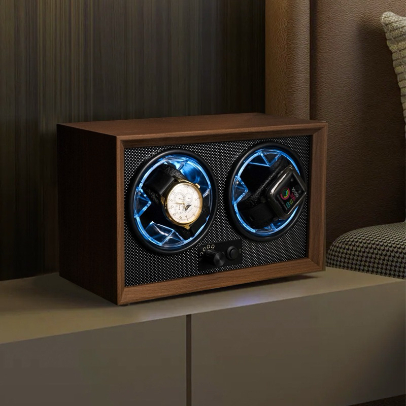 Automatic Watch Winder 2 Slot Watch- Pemutar Jam Tangan Automatic