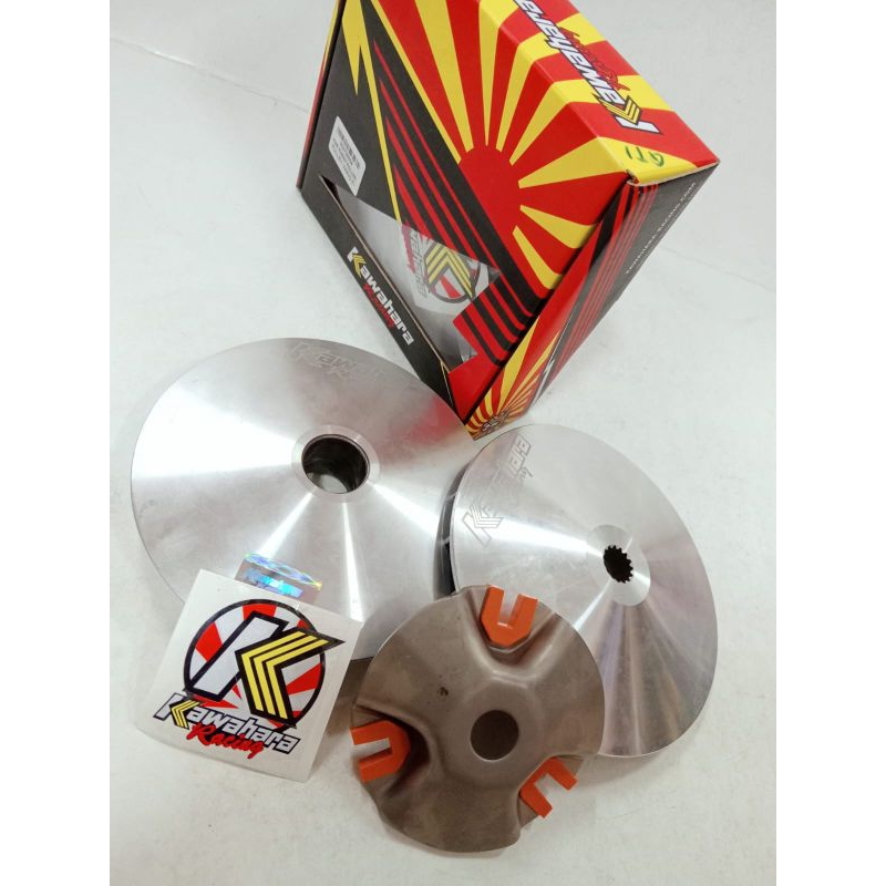 PULLEY PULY RUMAH ROLLER RACING KAWAHARA NMAX OLD/NMAX NEW/AEROX OLD/AEROX NEW/LEXI PULLEY SET KAWAH