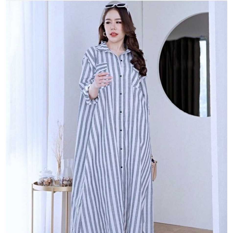Long Tunik Salur Katun Import