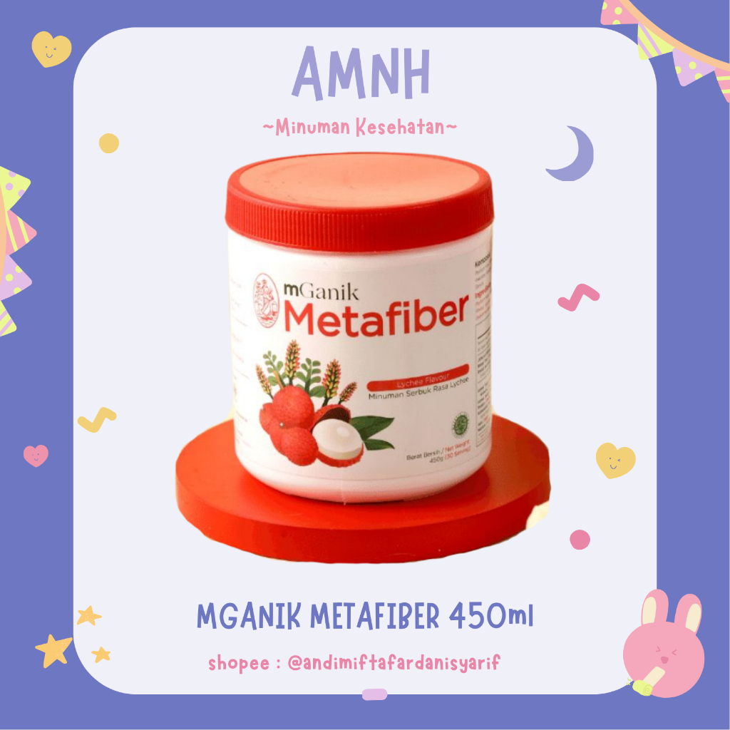 Tub Metafiber MGanik Rasa Lychee Penurun Gula
