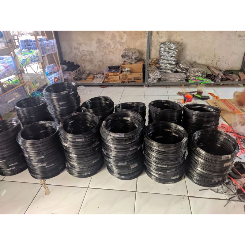 Jeruji Fiber 1,8mm ruji fiber sangkar Fiber layangan roll hitam jeruji sangkar hitam non kulitan