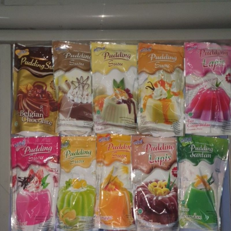 

Nutrijell pudding all variant