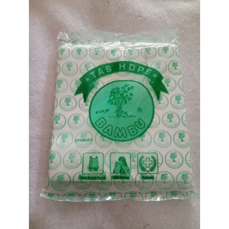 KANTONG PLASTIK PUTIH BAMBU KECIl