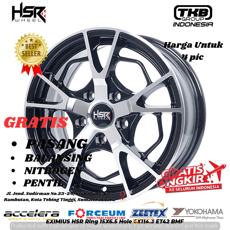 Velg Mobil Racing Ring 15 Untuk Mobil Rush Terios Ertiga Grandmax