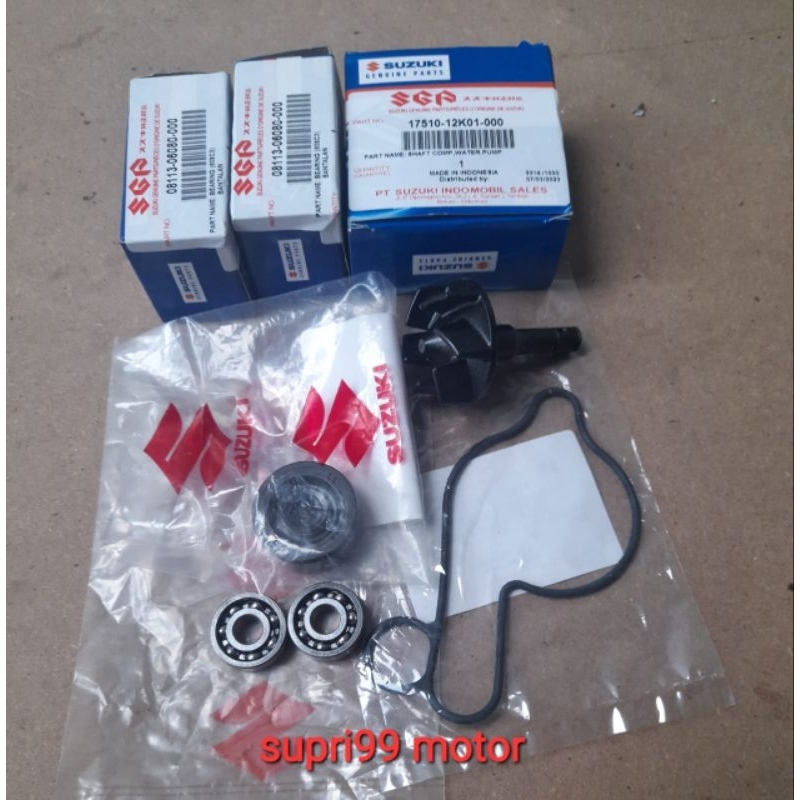 Sil Seal Radiator Waterpump Bering laher Kipas Suzuki Satria Fu Fi injeksi GSX Bandit Raider Fi Orig