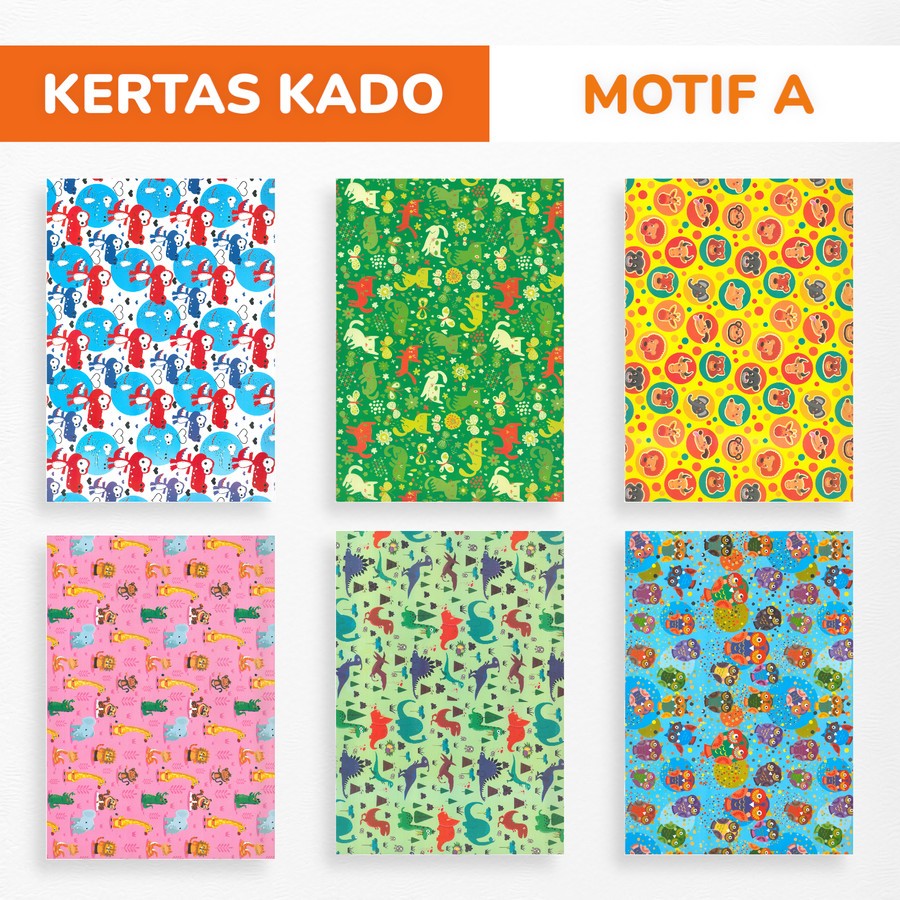 

Kertas Kado Karakter Anak Uk. 50x65