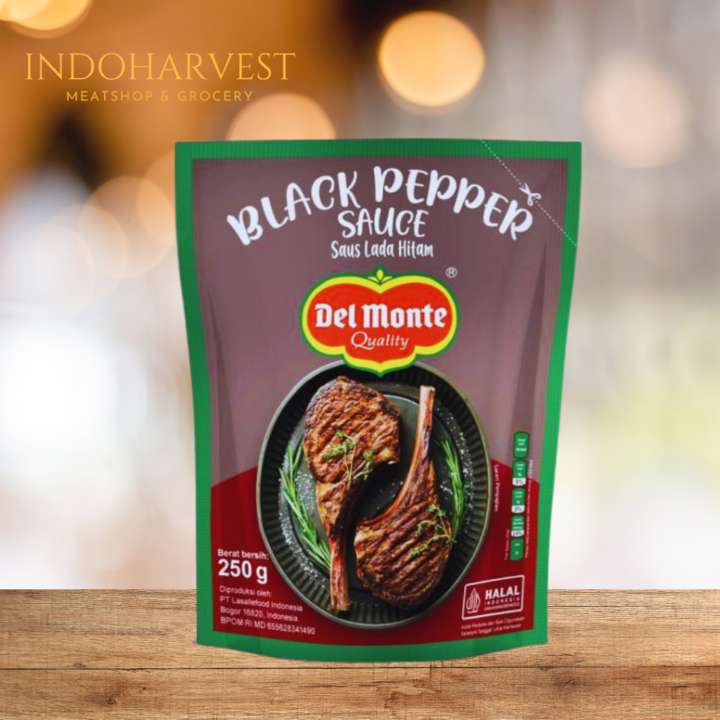 

Del Monte Blackpepper Sauce Pouch 250g